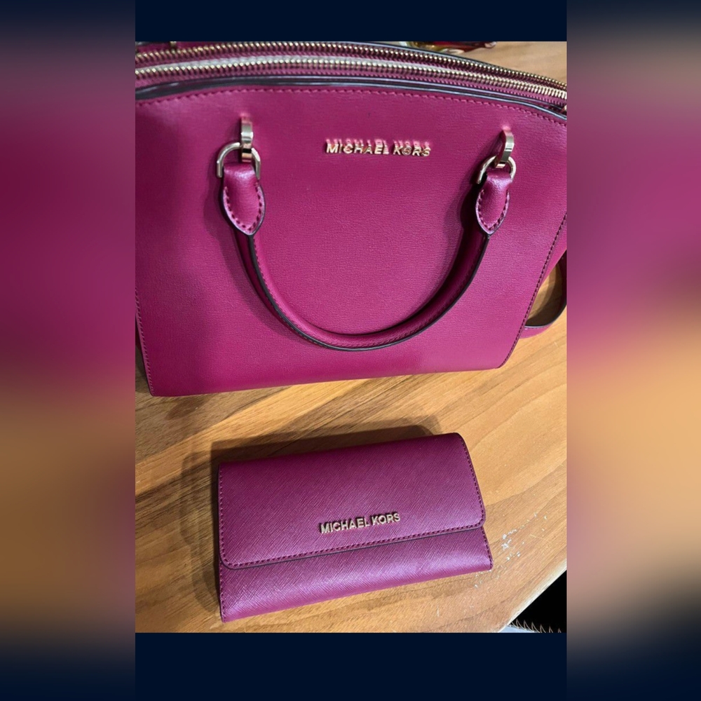 Michael Kors Purse w/ Matching Wallet